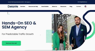 Delante Homepage
