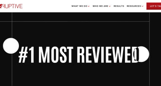 Disruptive Advertising Homepage