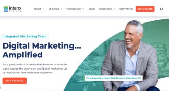 Intero Digital Homepage