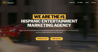 Arenas Entertainment Homepage