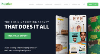 Hustler Marketing Homepage