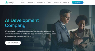 Alltegrio Homepage