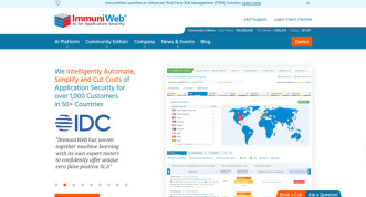ImmuniWeb Homepage