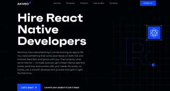 Akveo Inc Homepage