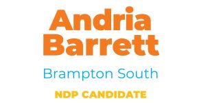Andria Barrett MPP NDP Candidate Brampton South