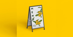 Sign Board Mockup