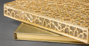Luxury acrylic book sleeve