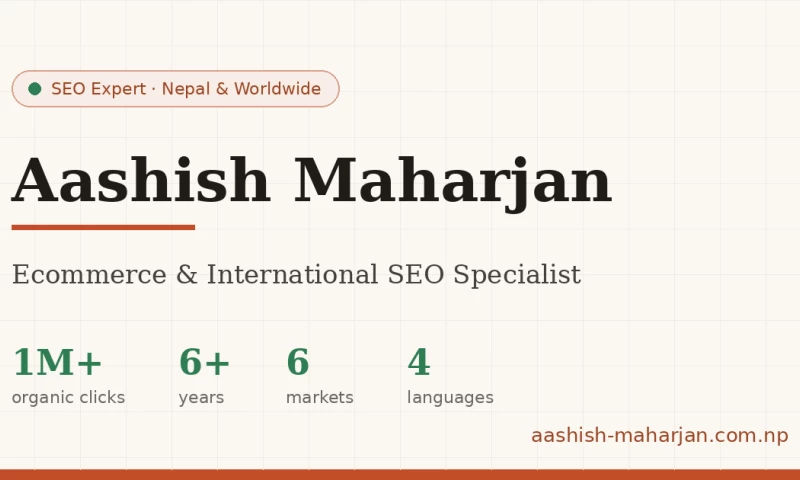 Aashish Maharjan - SEO Expert in Nepal - Photo - 2