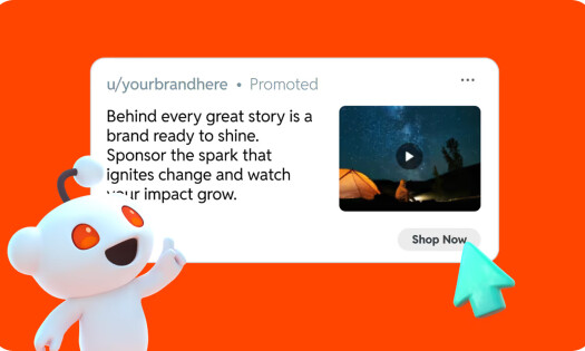 Reddit Ads promotional sample