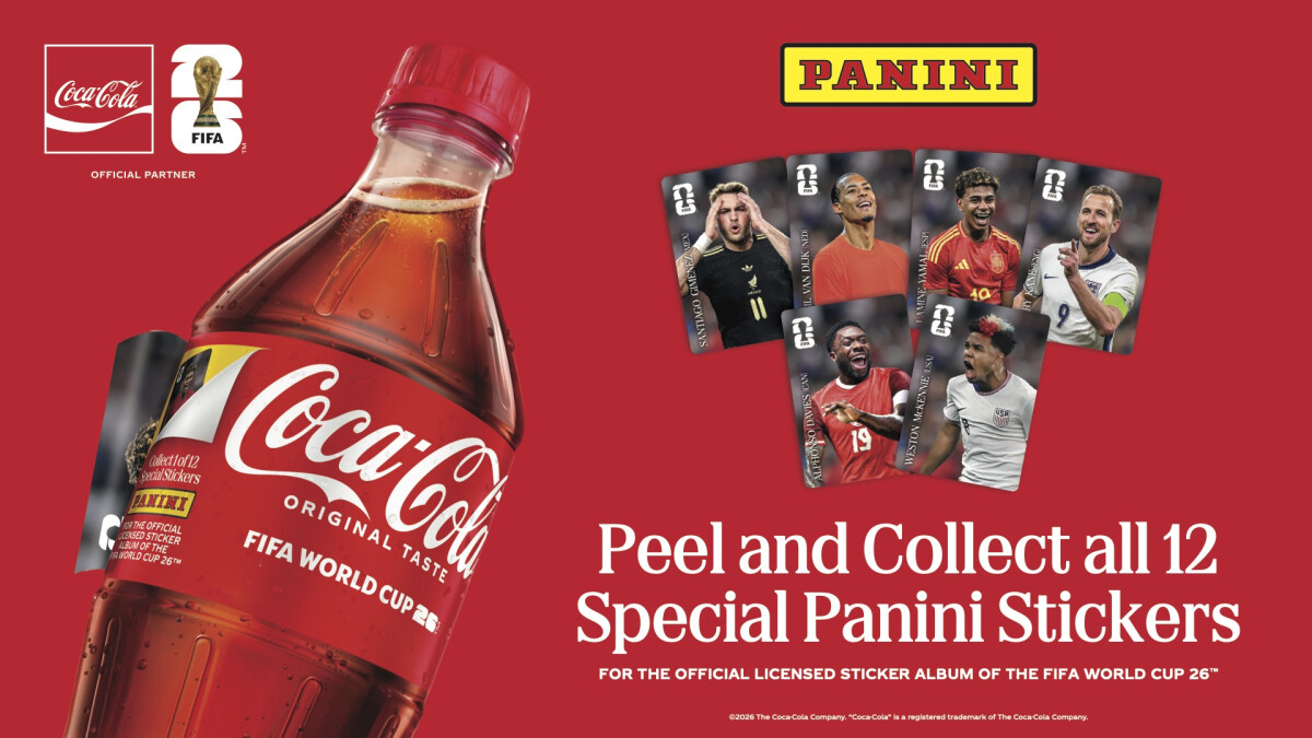 Coca-Cola Puts FIFA Stickers Inside Bottle Labels With Panini