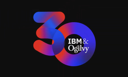 A screenshot from Ogilvy's "30 Years of IBM and Ogilvy" video posted in 2024