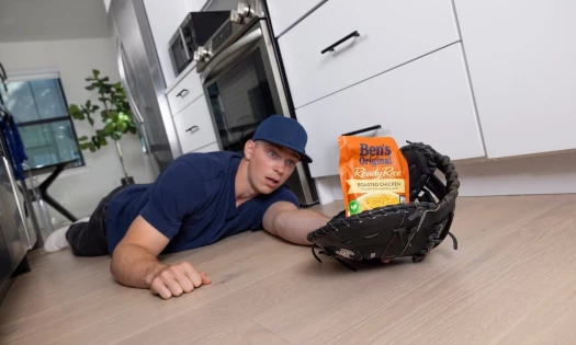 First baseman Ben Rice and iconic rice brand Ben's Original unite