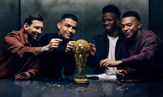 Ronaldo, Messi, Mbappe and Vinicus Jr pictured in LEGO's latest campaign