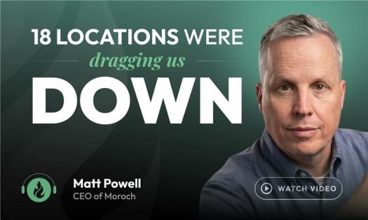 DesignRush Podcast Thumbnail with Guest Matt Powell of Moroch Pictured in Headshot