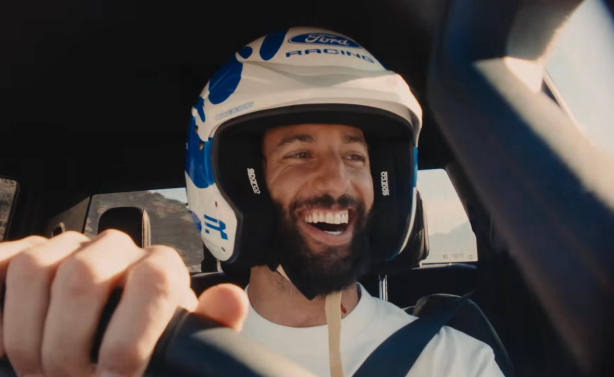 Ford Taps Daniel Ricciardo for Raptor Film Set Off the Racetrack