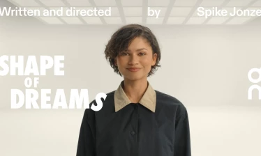 Zendaya against a white backdrop