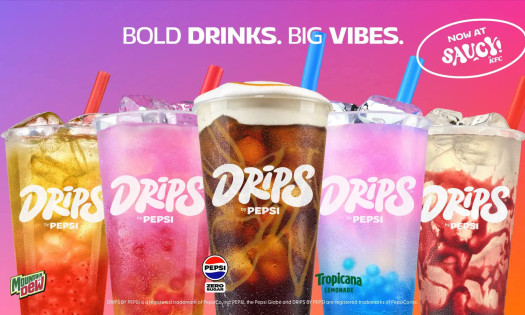 The new "Drips by Pepsi" drinks