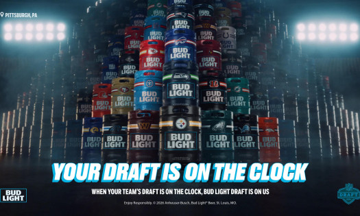 Towering Bud Light kegs