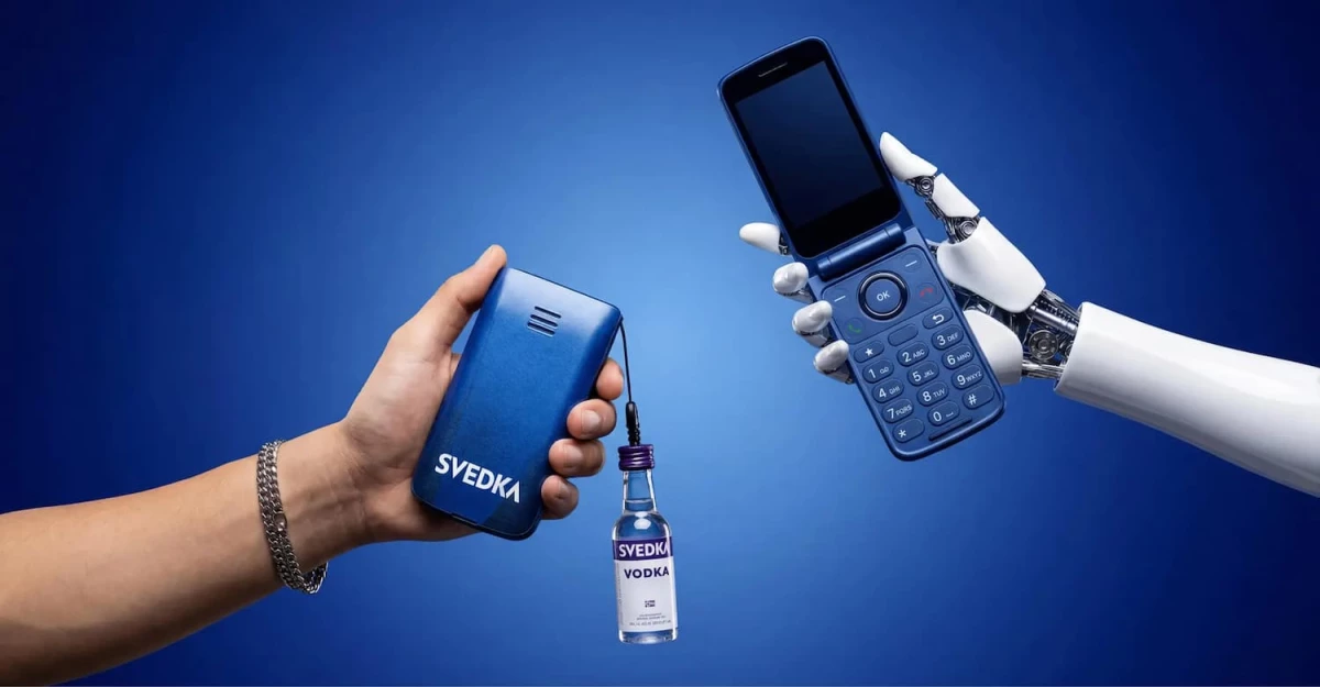 $5 Limited-Edition Svedka Phone Targets Gen Z's Digital Burnout