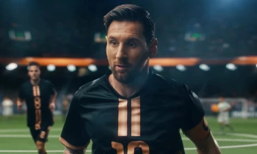 Lionel Messi in the pitch