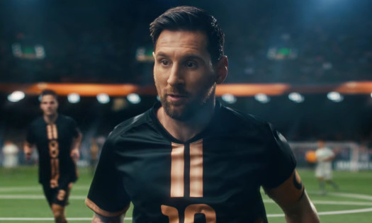 Lionel Messi in the pitch