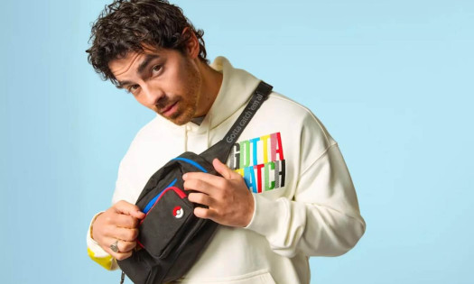 Joe Jonas rocking the new Target x Pokémon merch