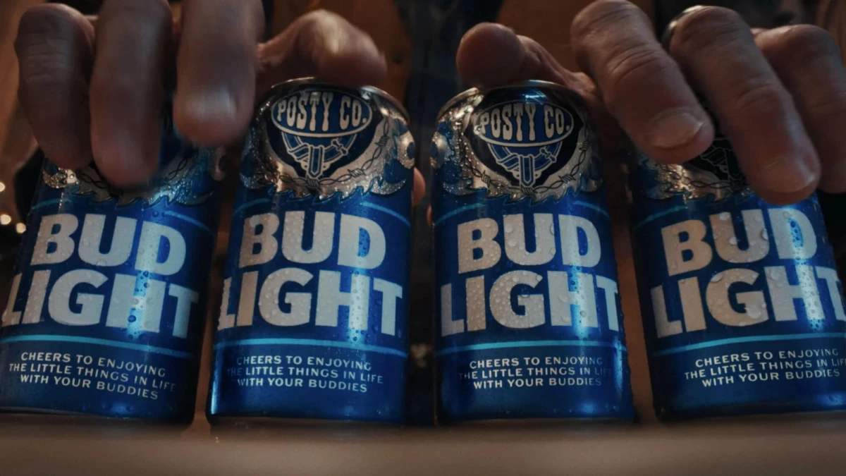 Bud Light cans co-branded with Post Malone