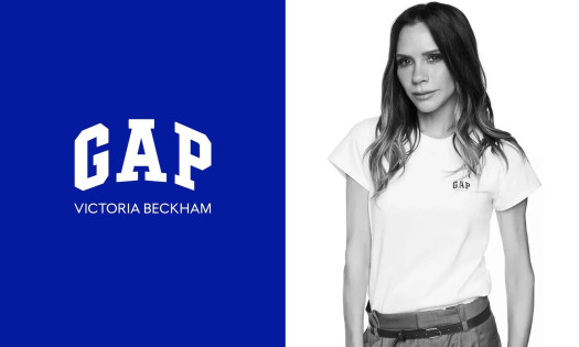 Victoria Beckham for Gap Spring 2026 collaboration campaign.