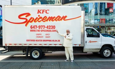 Courage Leads KFC SPICEMAN Toronto Activation