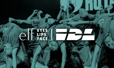 The e.l.f. Cosmetics x IDL banner