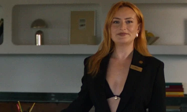 Amelia Dimoldenberg smiling at the camera