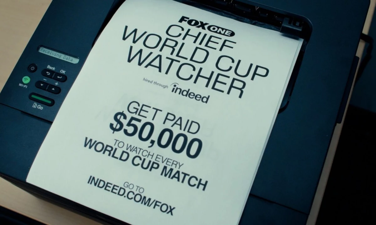 FOX One, Indeed Offer $50K for World Cup Watcher Role
