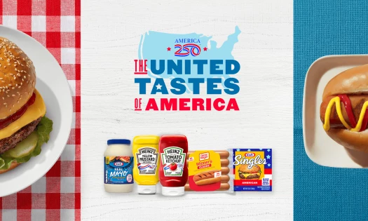 Kraft Heinz’s "The United Tastes of America" campaign features HEINZ, Kraft, and Oscar Mayer products alongside classic summer cookout foods.