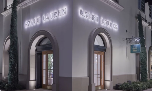 Ralph Lauren's Fashion Island store front