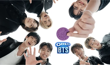BTS with their new OREO flavor