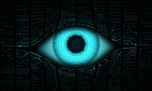 Zero UI Design Closeup Eye