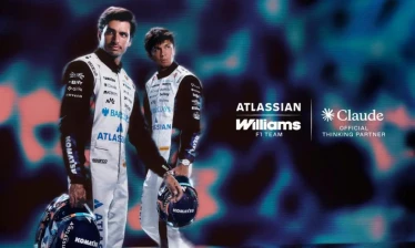 Claude and Williams F1's official partnership banner