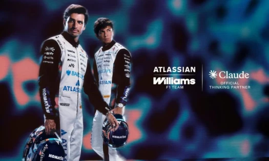 Claude and Williams F1's official partnership banner