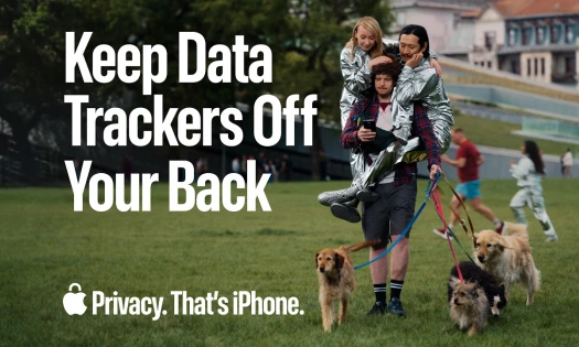 A man walking his dogs while "clingers" latch onto him