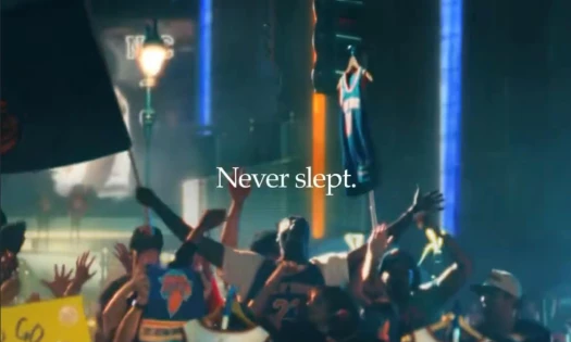 New York City celebrating the win of their NBA team