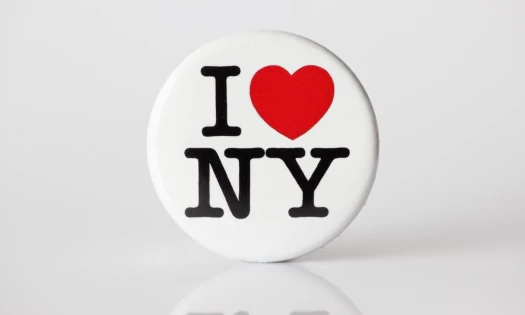 I Heart NY Button