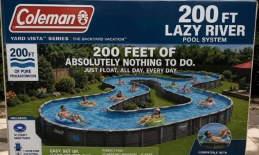 An AI-generated Coleman "Lazy River" product