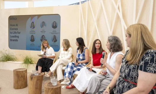Snap Inc. Global Senior Director of Creative Strategy, Valentina Culatti, speaks on a panel titled "How AI Comes to Life for Leading Brands" at Cannes Lions 2026