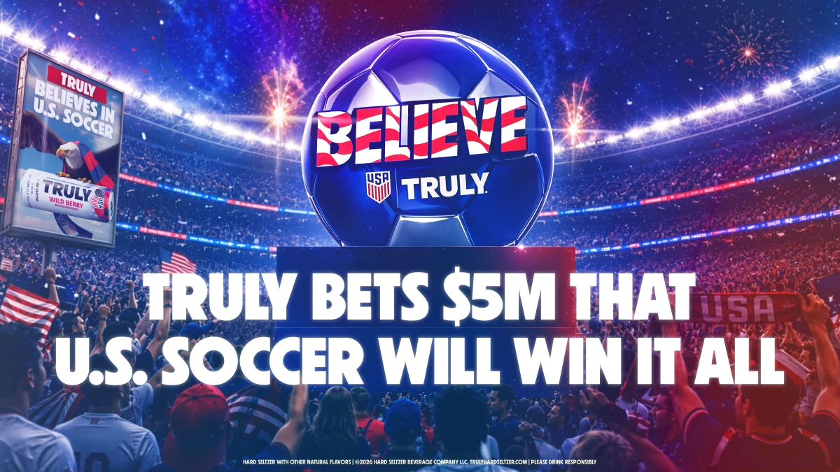 Truly Hard Seltzer's $5 million giveaway banner