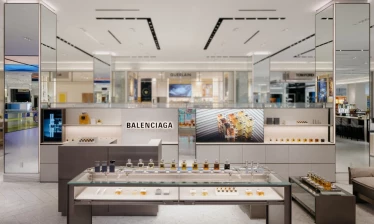 Balenciaga frangrance counter in Saks Fifth Avenue