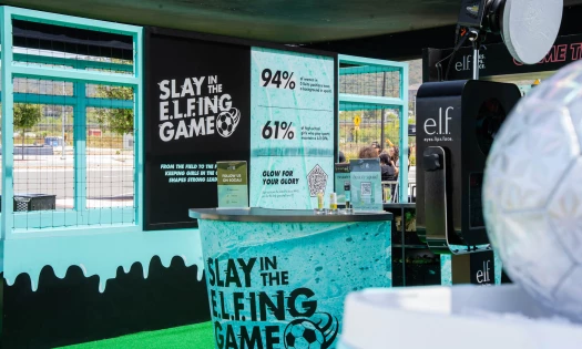 e.l.f.'s NWSL activation with House of Goal