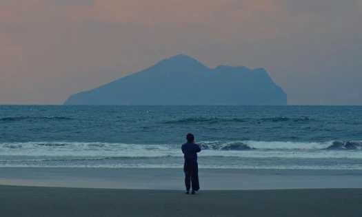 A man looking into the distance