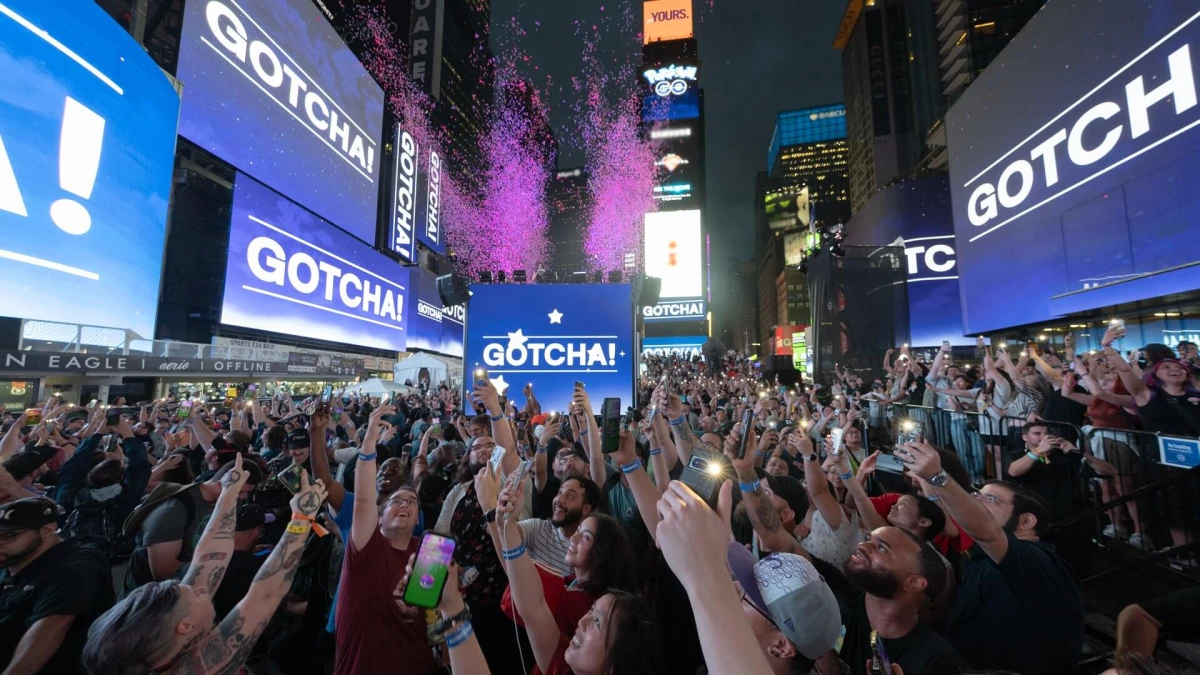 Pokémon GO Celebrates 10 Years With Times Square Takeover