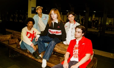 Models wearing the new Pizza Hut apparel collection
