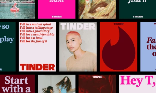 Tinder's new visual identity